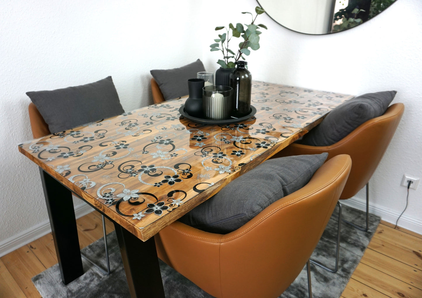 gemustert - Muster 1 - 90cm Breite